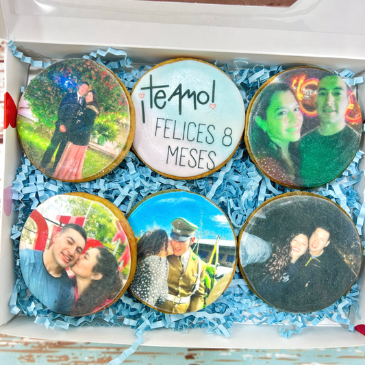 BOX 6 GALLETAS PERSONALIZADAS