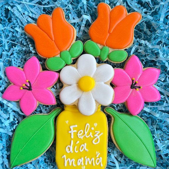BOX FLORERO CON FRASE PERSONALIZADA