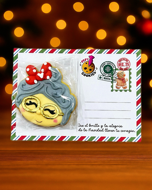 COOKIE CARD SEÑORA CLAUS